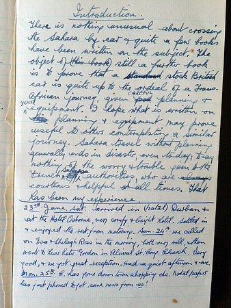 My grandfather's early book draft
